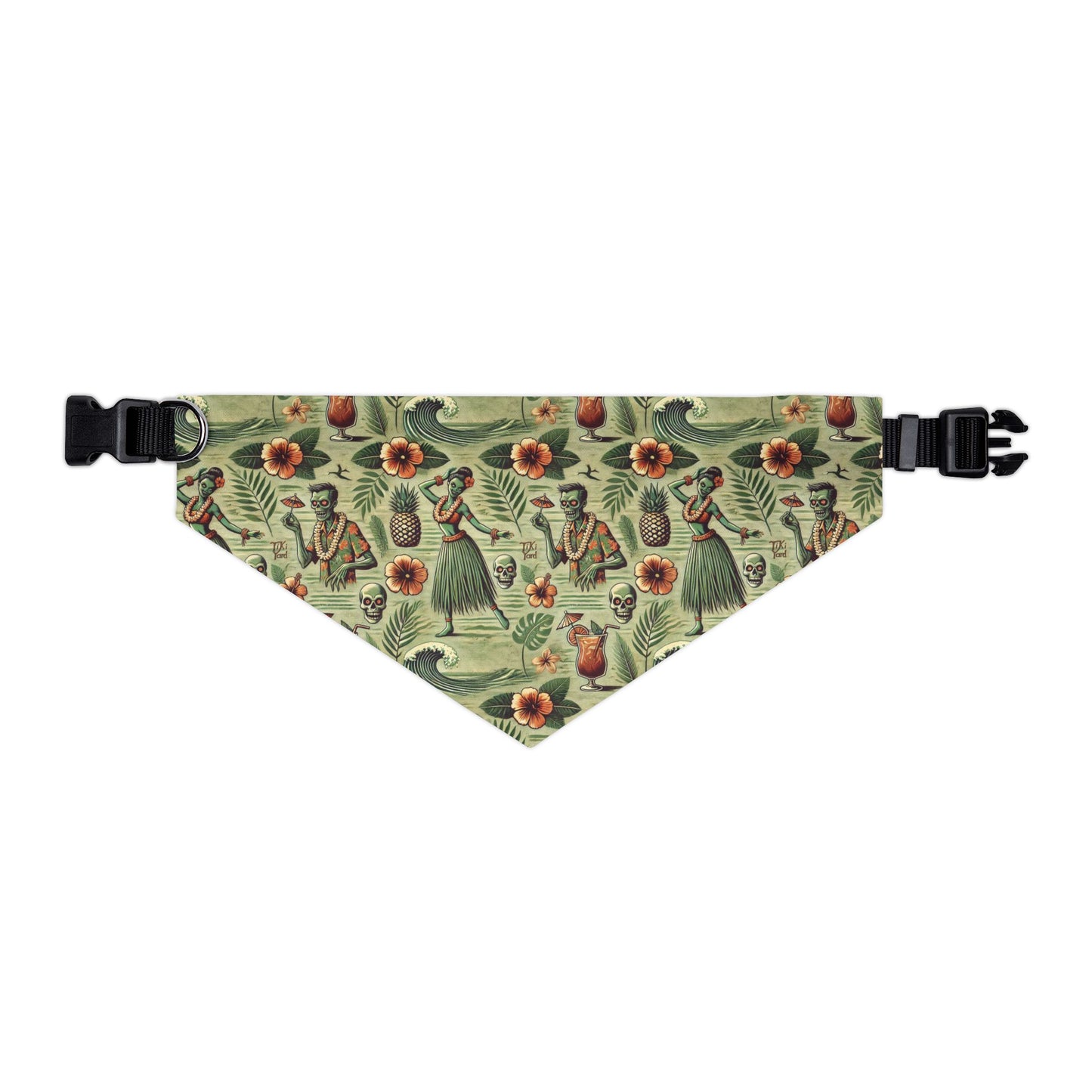 Dead Luau - Zombie Hawaiian Pet Bandana Collar