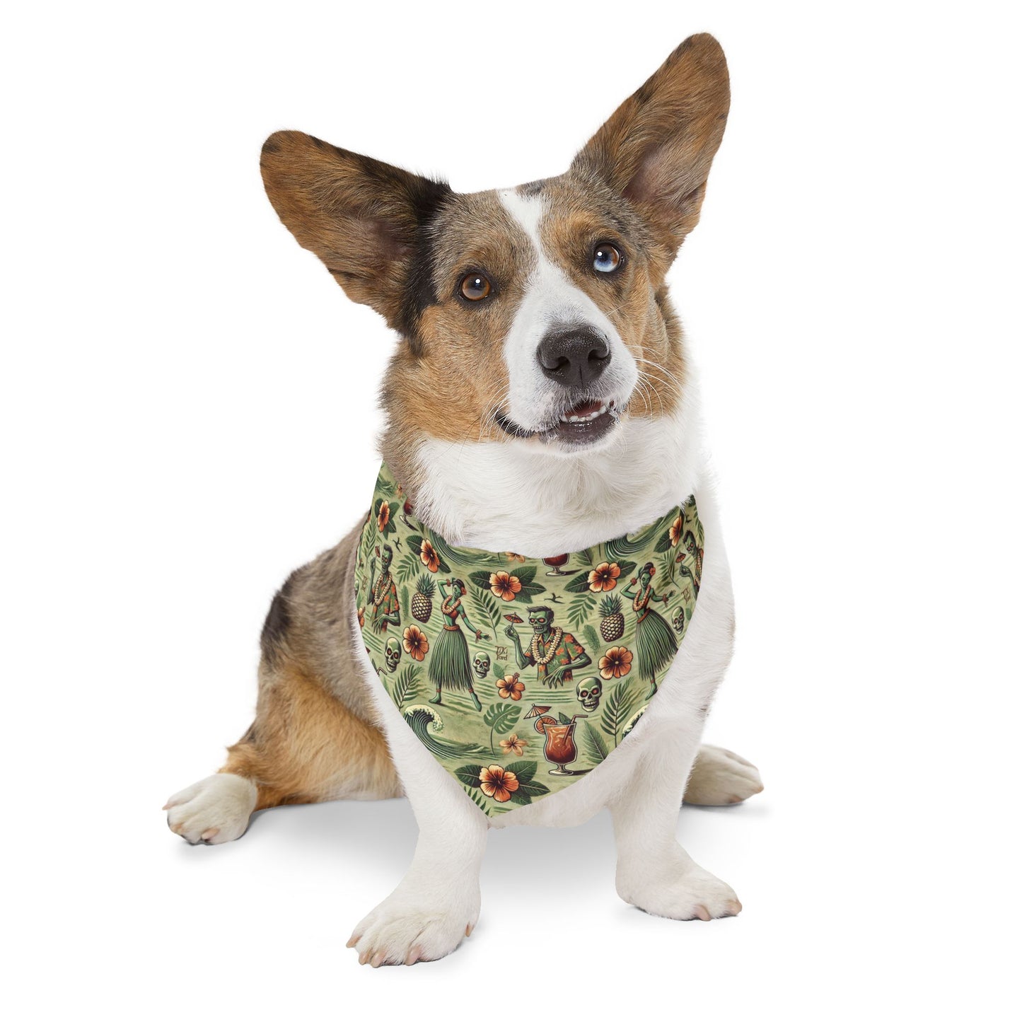 Dead Luau - Zombie Hawaiian Pet Bandana Collar