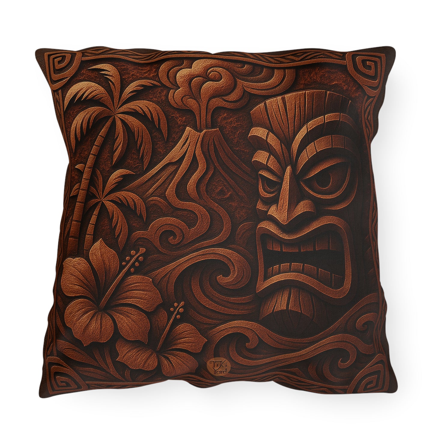 Island Chocolate Factory - Outdoor Throw Pillow