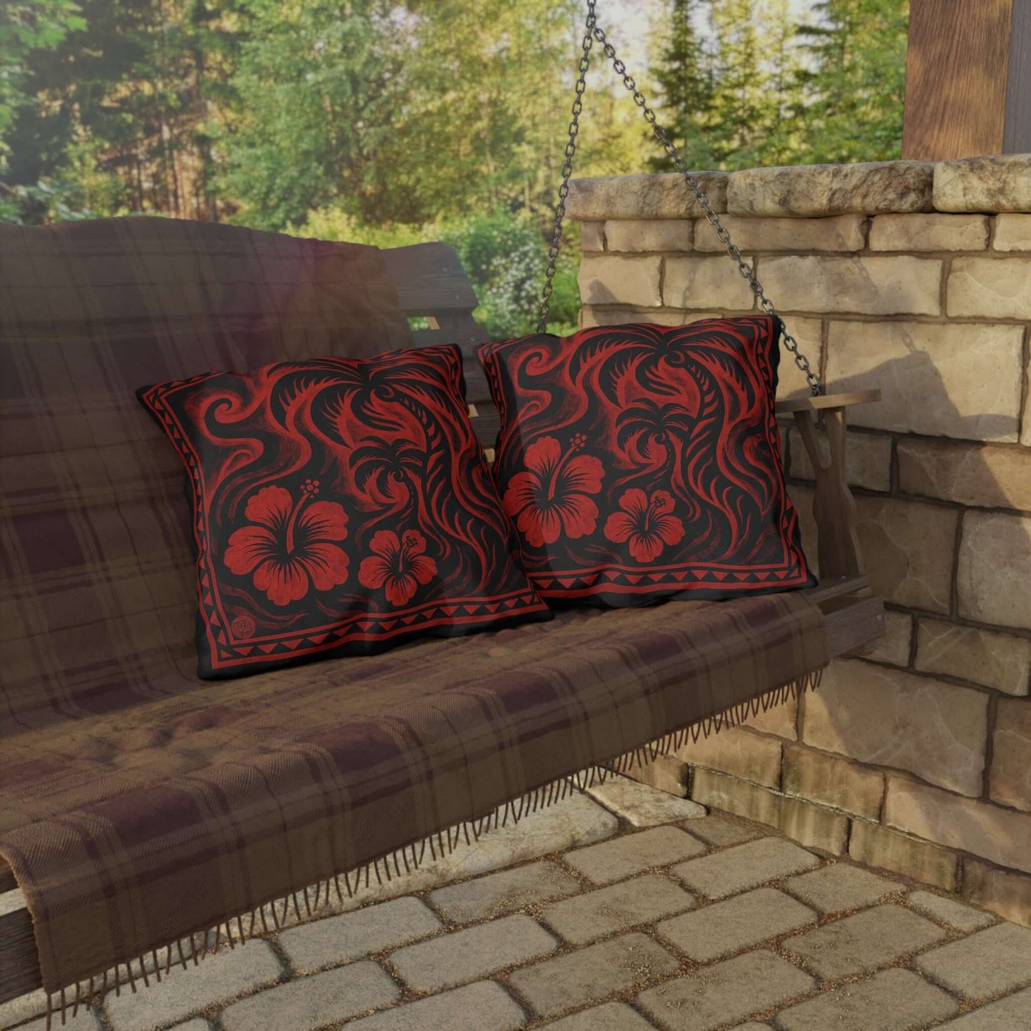 Pele's Inferno - Outdoor Throw Pillow