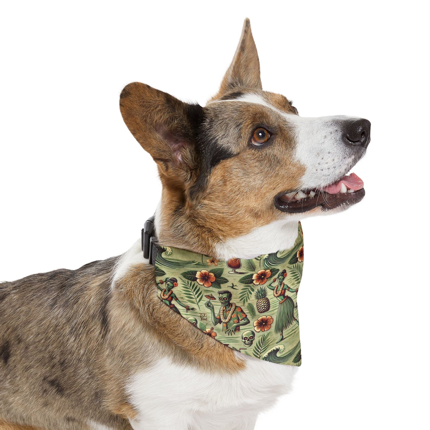 Dead Luau - Zombie Hawaiian Pet Bandana Collar