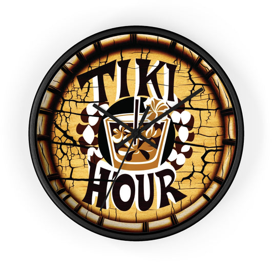 Tiki Hour - Wall Clock