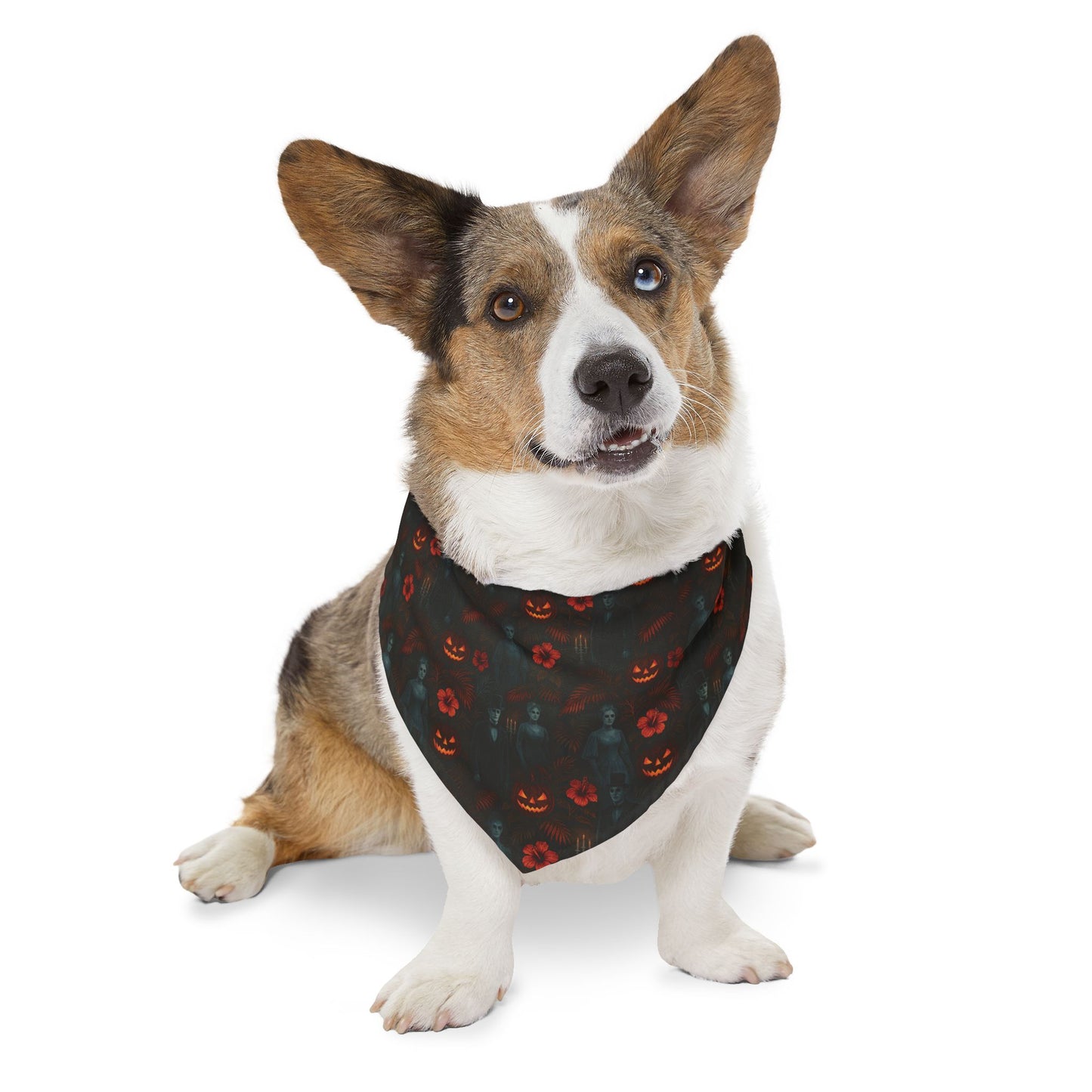 999 Luau - Halloween Hawaiian Pet Bandana Collar