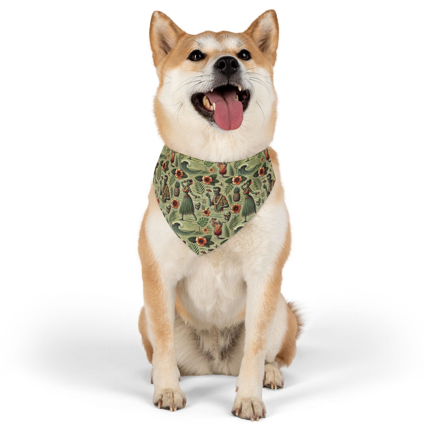 Dead Luau - Zombie Hawaiian Pet Bandana Collar