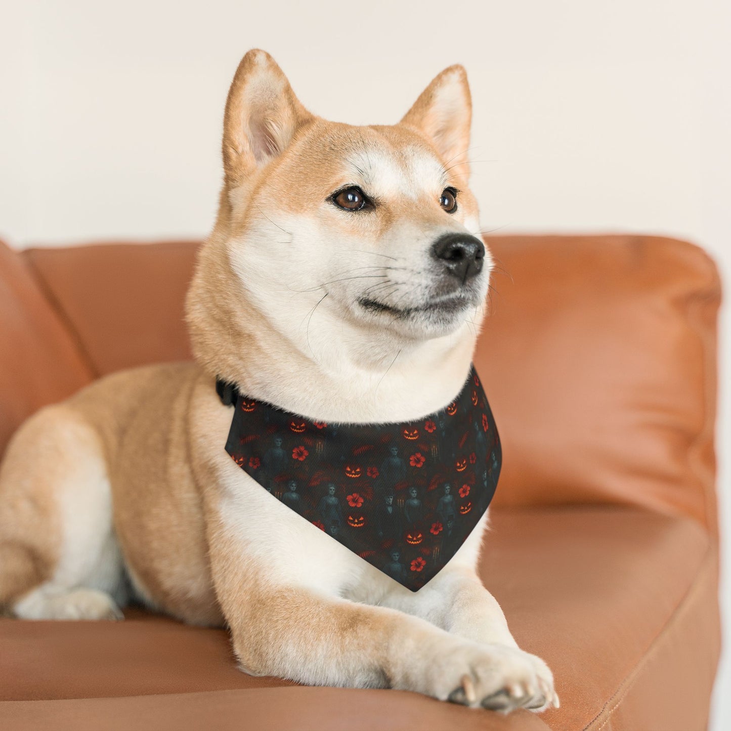 999 Luau - Halloween Hawaiian Pet Bandana Collar