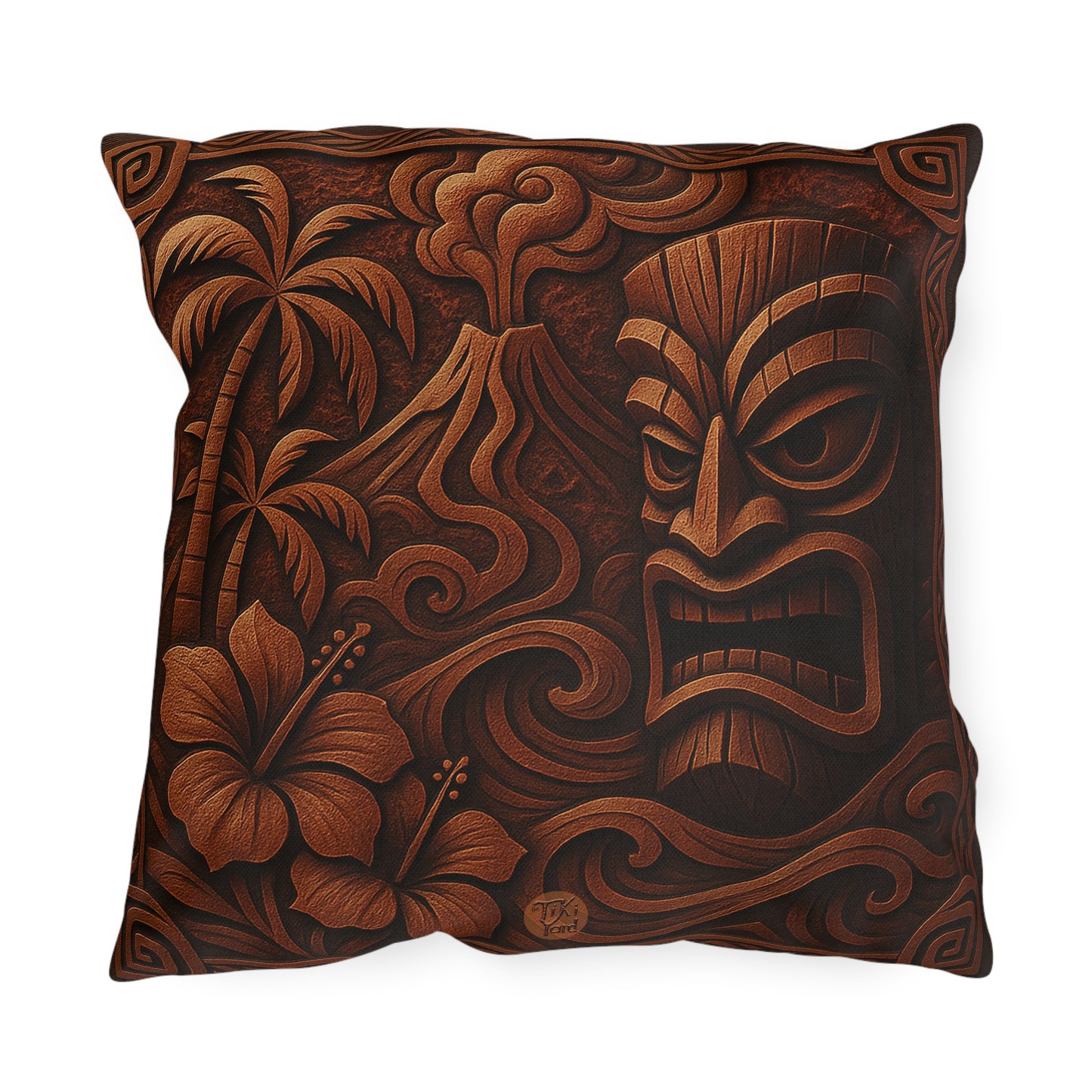 Island Chocolate Factory - Outdoor Throw Pillow