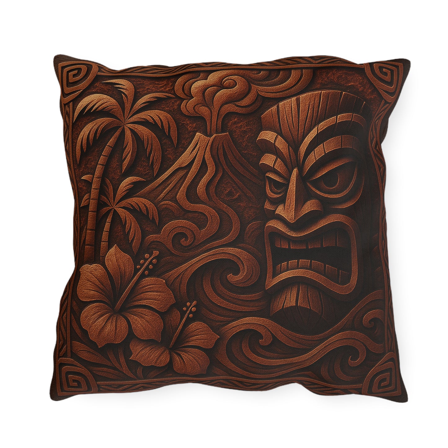 Island Chocolate Factory - Outdoor Throw Pillow