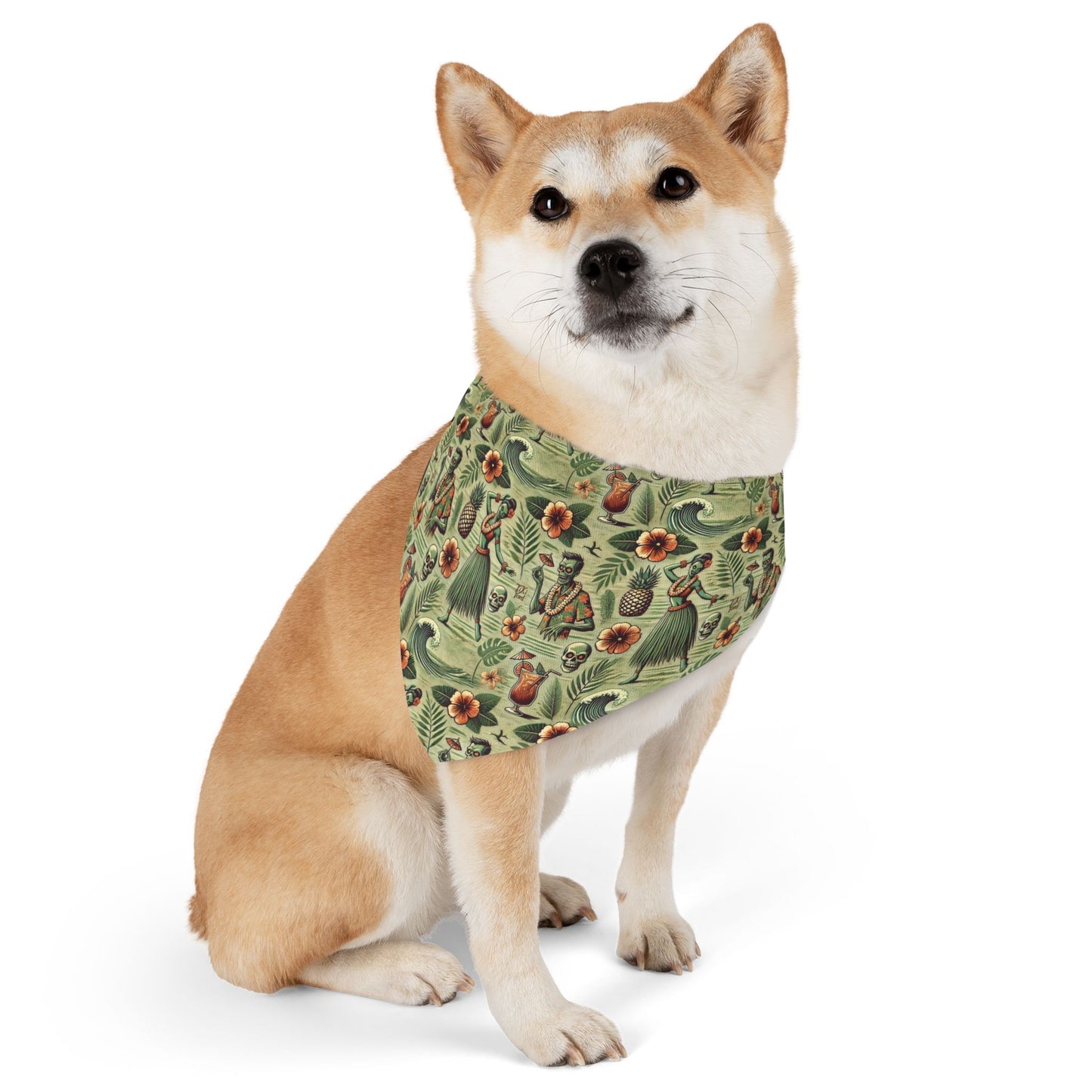 Dead Luau - Zombie Hawaiian Pet Bandana Collar