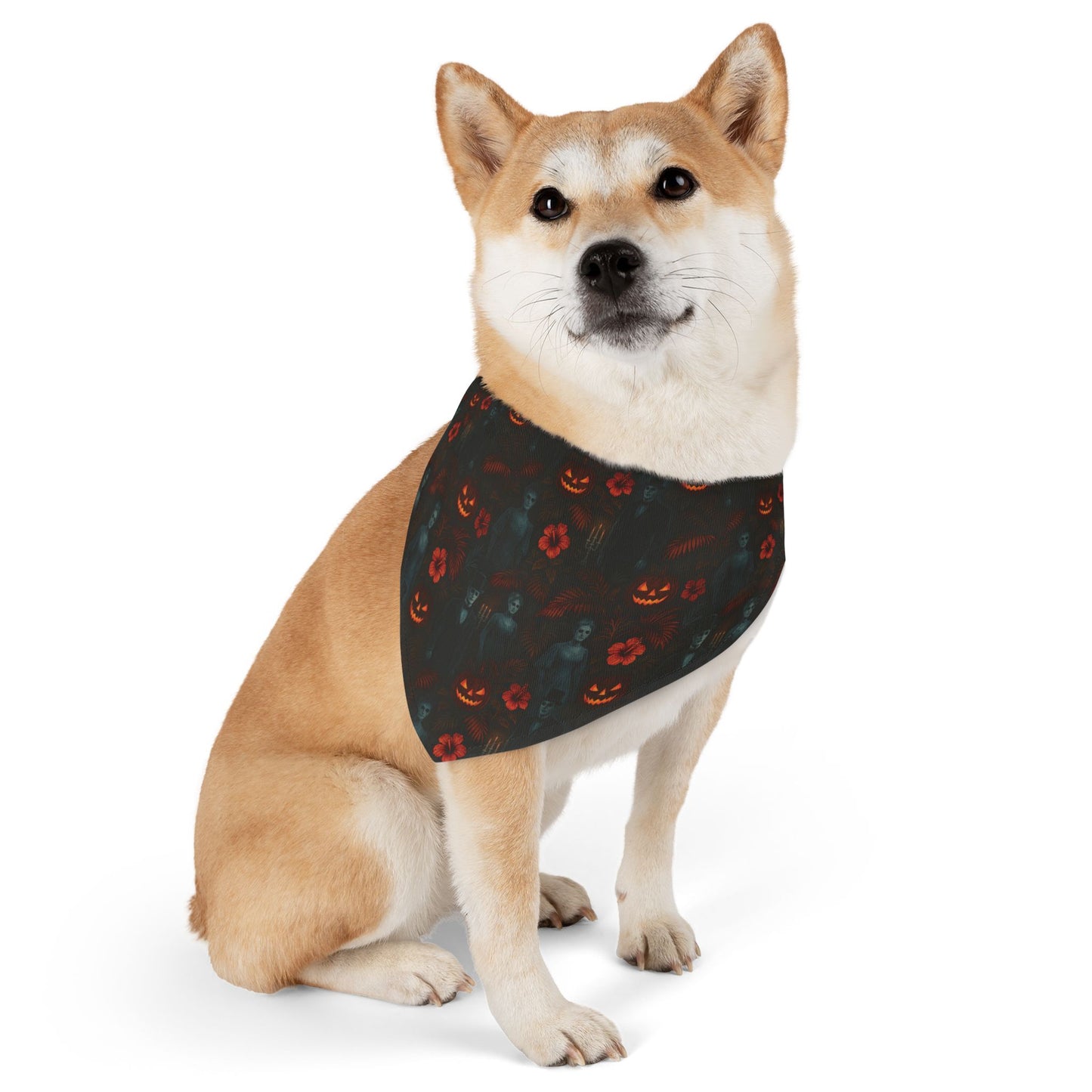 999 Luau - Halloween Hawaiian Pet Bandana Collar