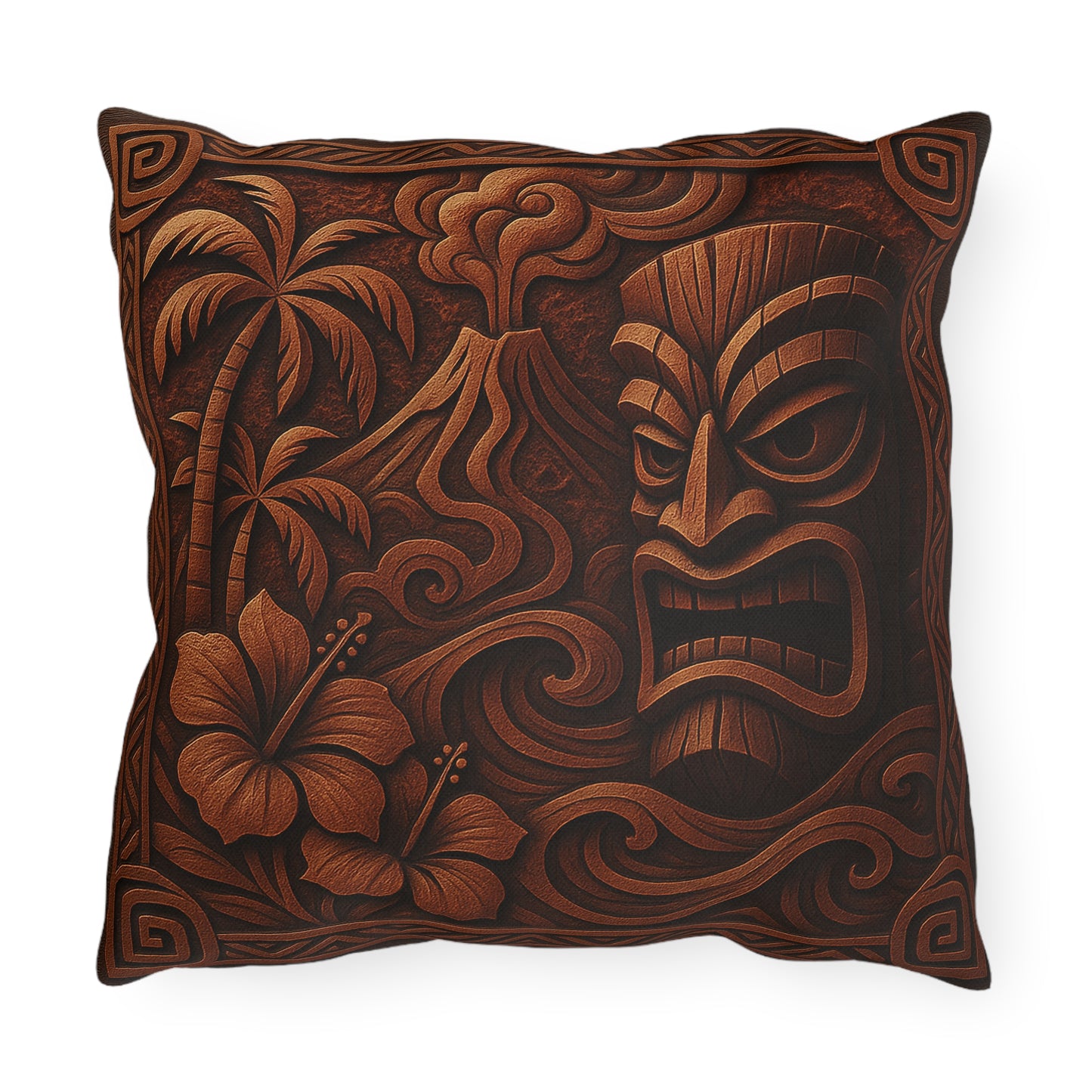 Island Chocolate Factory - Outdoor Throw Pillow