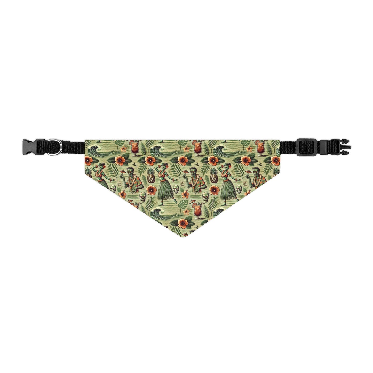 Dead Luau - Zombie Hawaiian Pet Bandana Collar