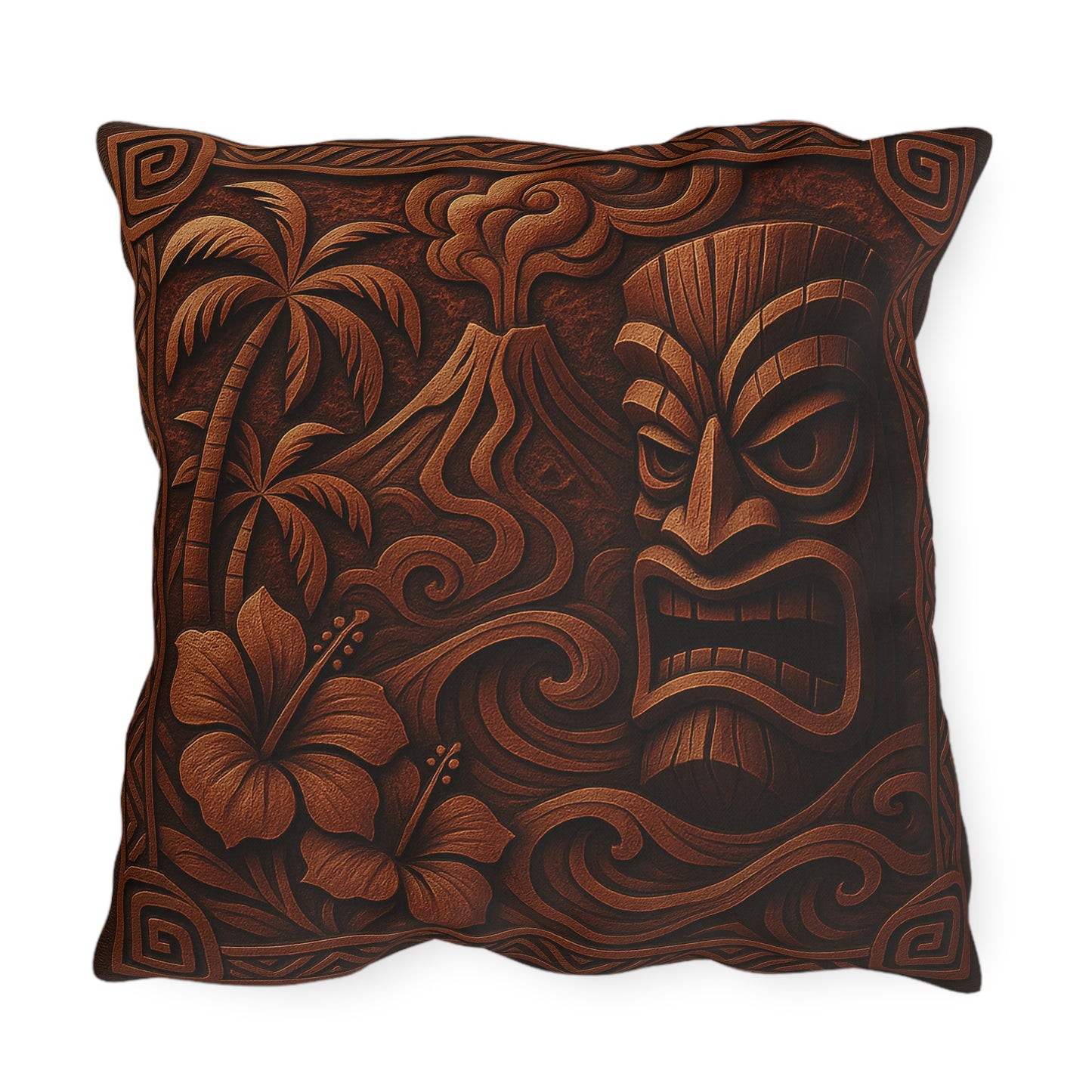 Island Chocolate Factory - Outdoor Throw Pillow