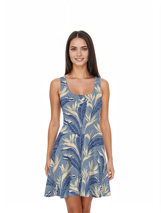 Maui Blues - Hawaiian Dress