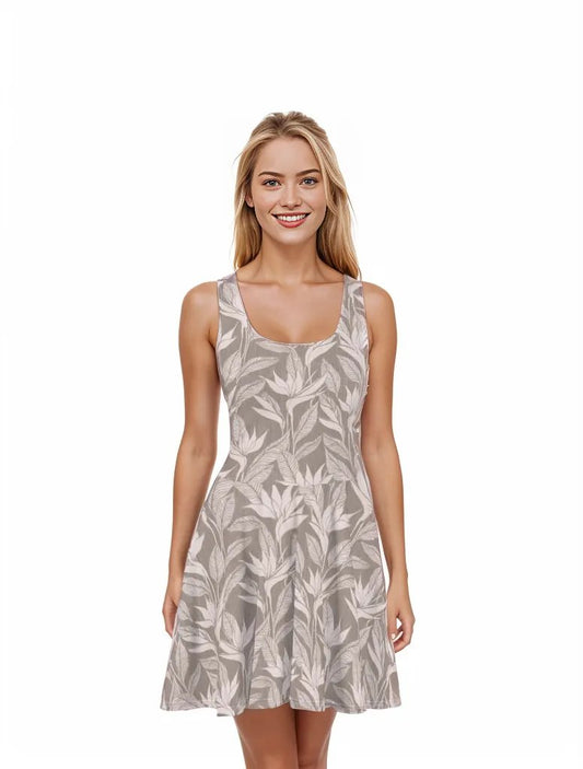 Mocha Breeze - Hawaiian Dress