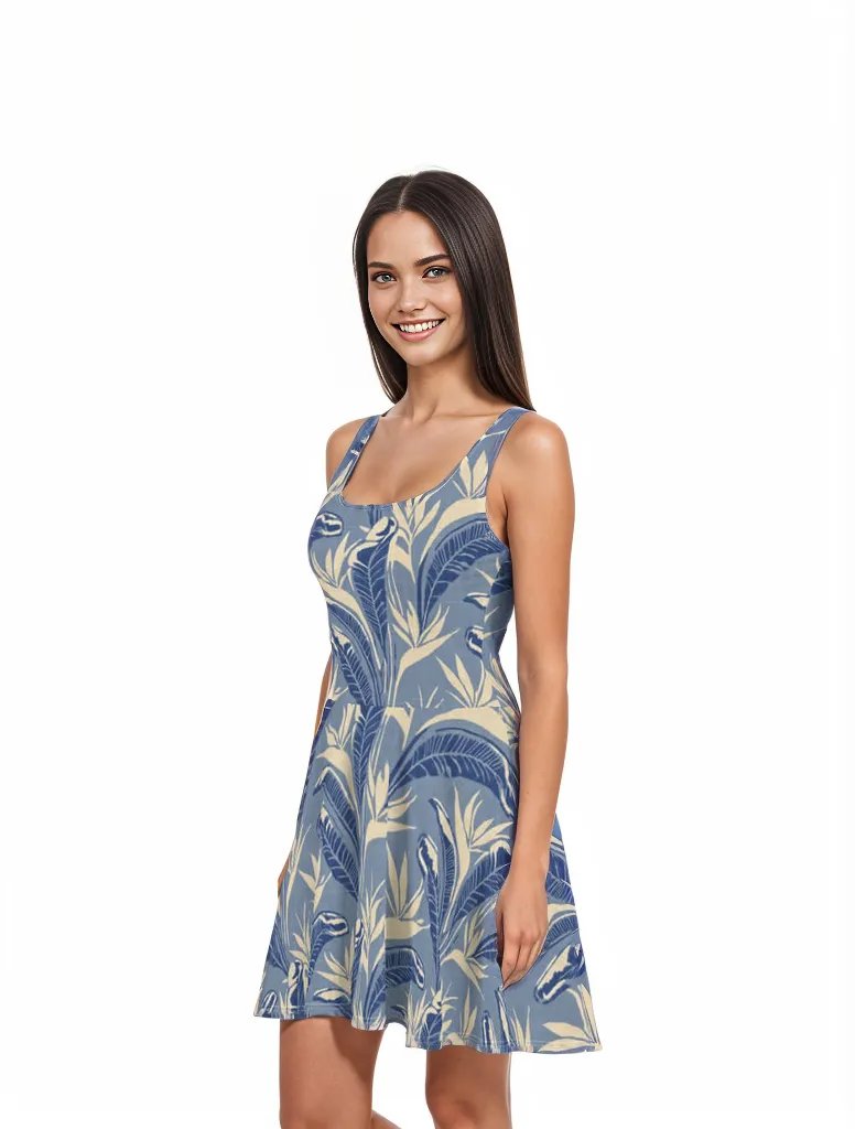 Maui Blues - Hawaiian Dress