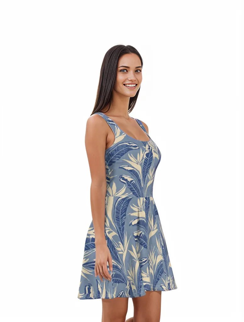 Maui Blues - Hawaiian Dress