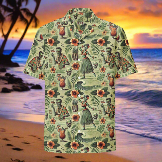 Dead Luau - Zombie Hawaiian Shirt