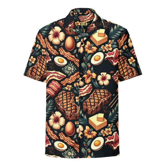 Beef, Butter, Bacon & Eggs - Hawaiian Shirt - The Tiki Yard - Men's Hawaiian Shirt