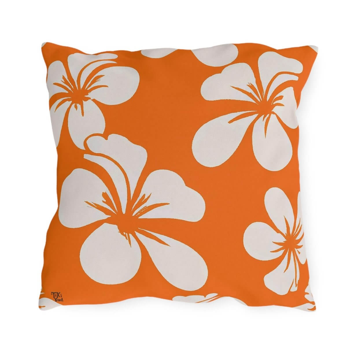 Orange Blossom - Outdoor Throw Pillow - The Tiki Yard - Outdoor Throw Pillows