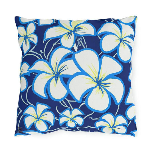 Azure Escape - Outdoor Throw Pillow - The Tiki Yard - Outdoor Throw Pillows