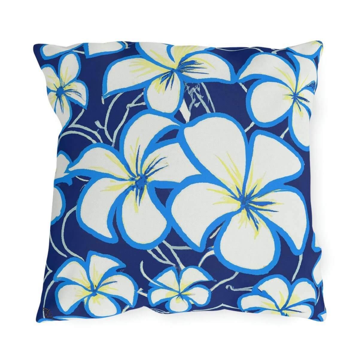 Azure Escape - Outdoor Throw Pillow - The Tiki Yard - Outdoor Throw Pillows