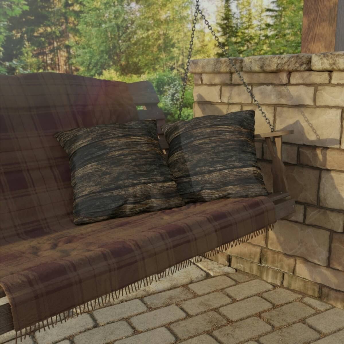 Discovery - Outdoor Throw Pillow - The Tiki Yard - Outdoor Throw Pillows