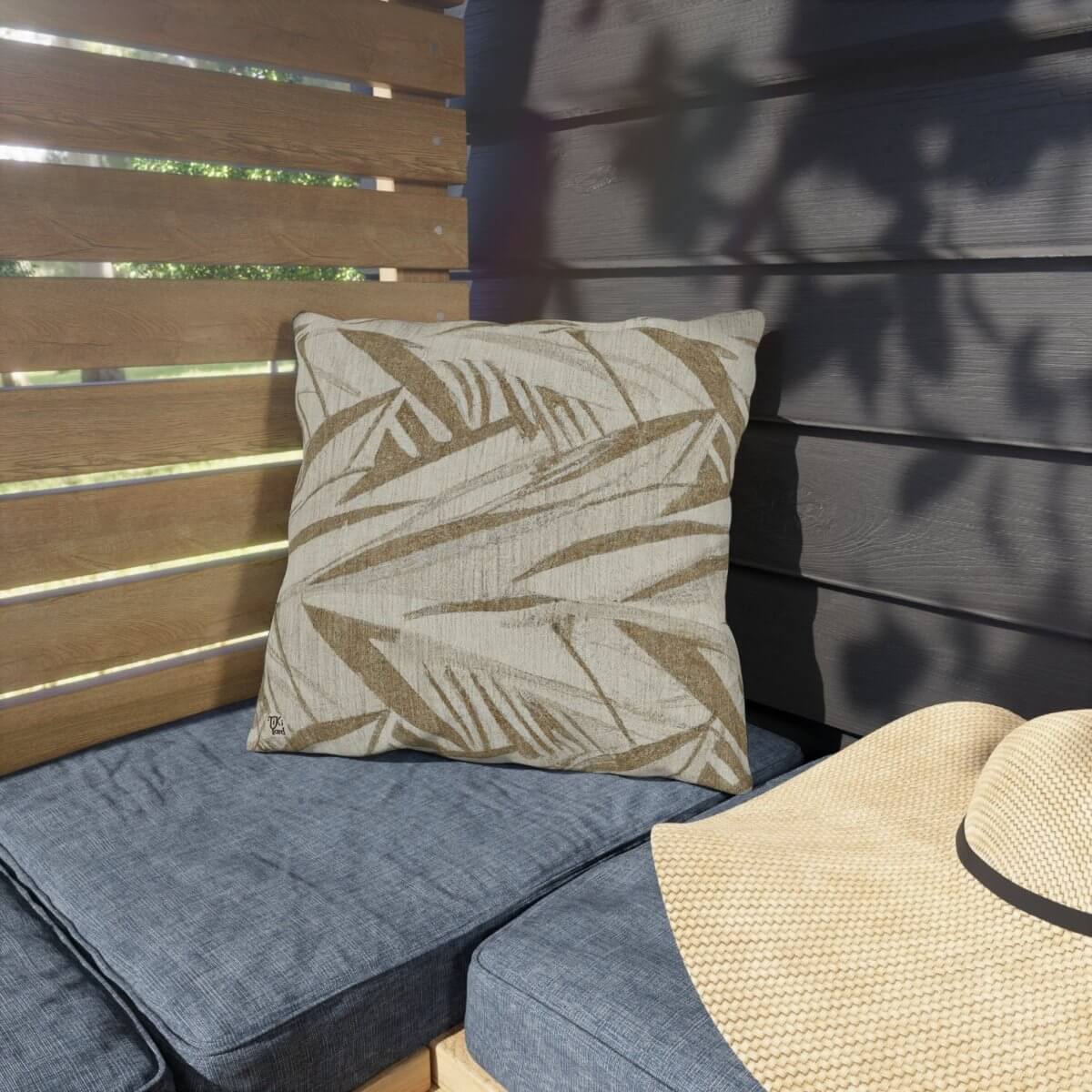 Island Whisper - Outdoor Throw Pillow - The Tiki Yard - Outdoor Throw Pillows