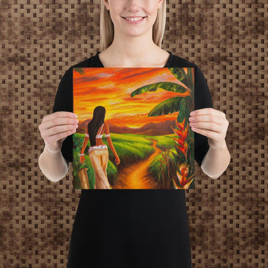 Sunset Reflection - Matte Paper Print - The Tiki Yard - Wall Art