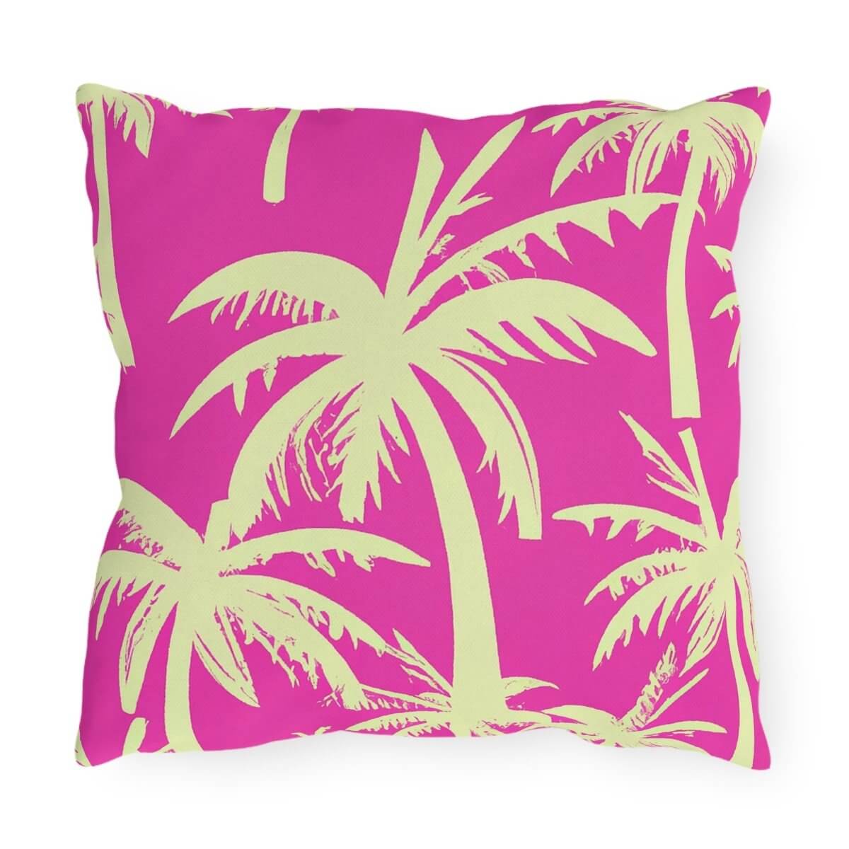 Paradise Pulse - Outdoor Throw Pillow - The Tiki Yard - Outdoor Throw Pillows