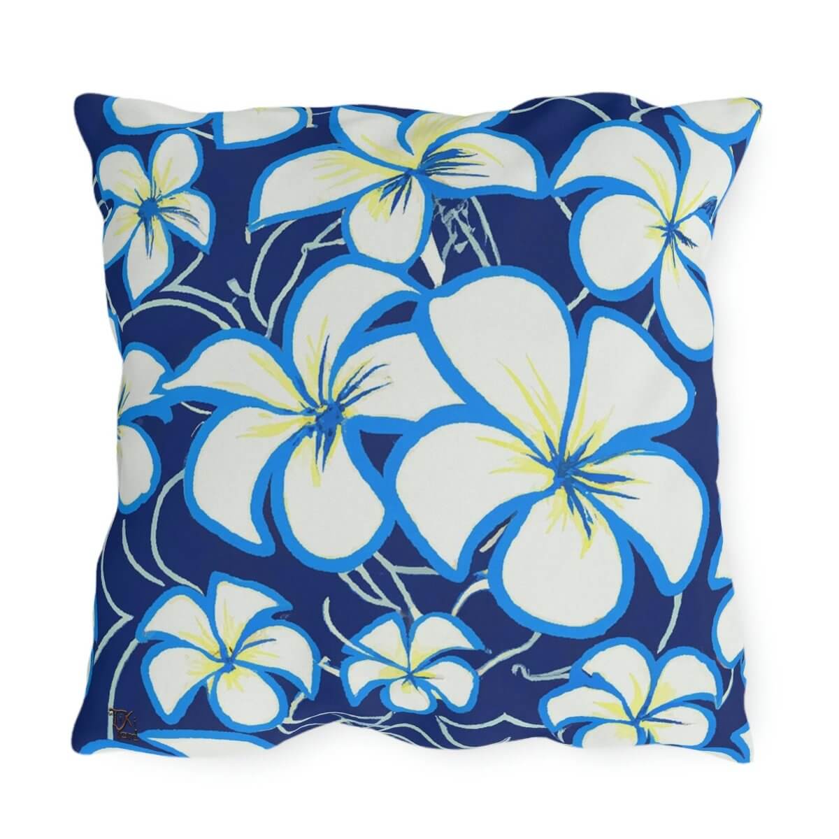 Azure Escape - Outdoor Throw Pillow - The Tiki Yard - Outdoor Throw Pillows