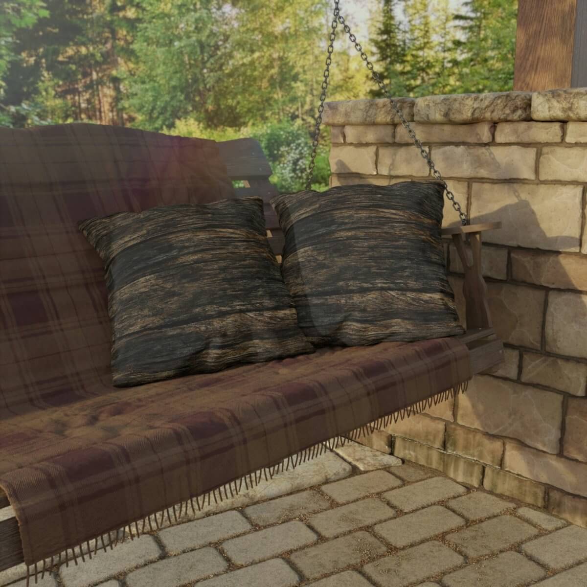 Discovery - Outdoor Throw Pillow - The Tiki Yard - Outdoor Throw Pillows