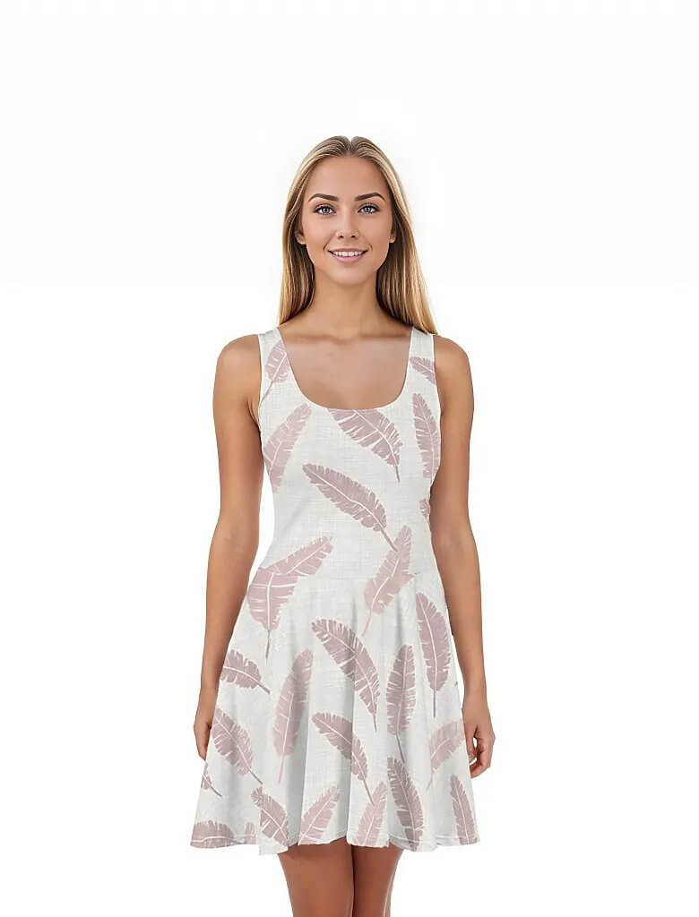 Hilo Caress - Hawaiian Dress - The Tiki Yard - Women's Hawaiian Skater Dress