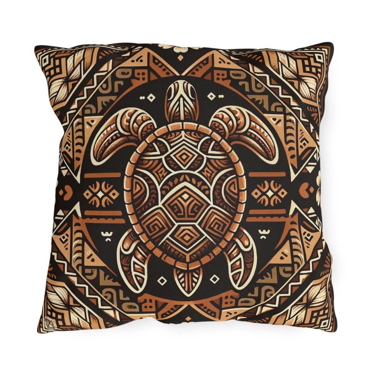 Tribal Alchemy - Outdoor Throw Pillow - The Tiki Yard - Outdoor Throw Pillows