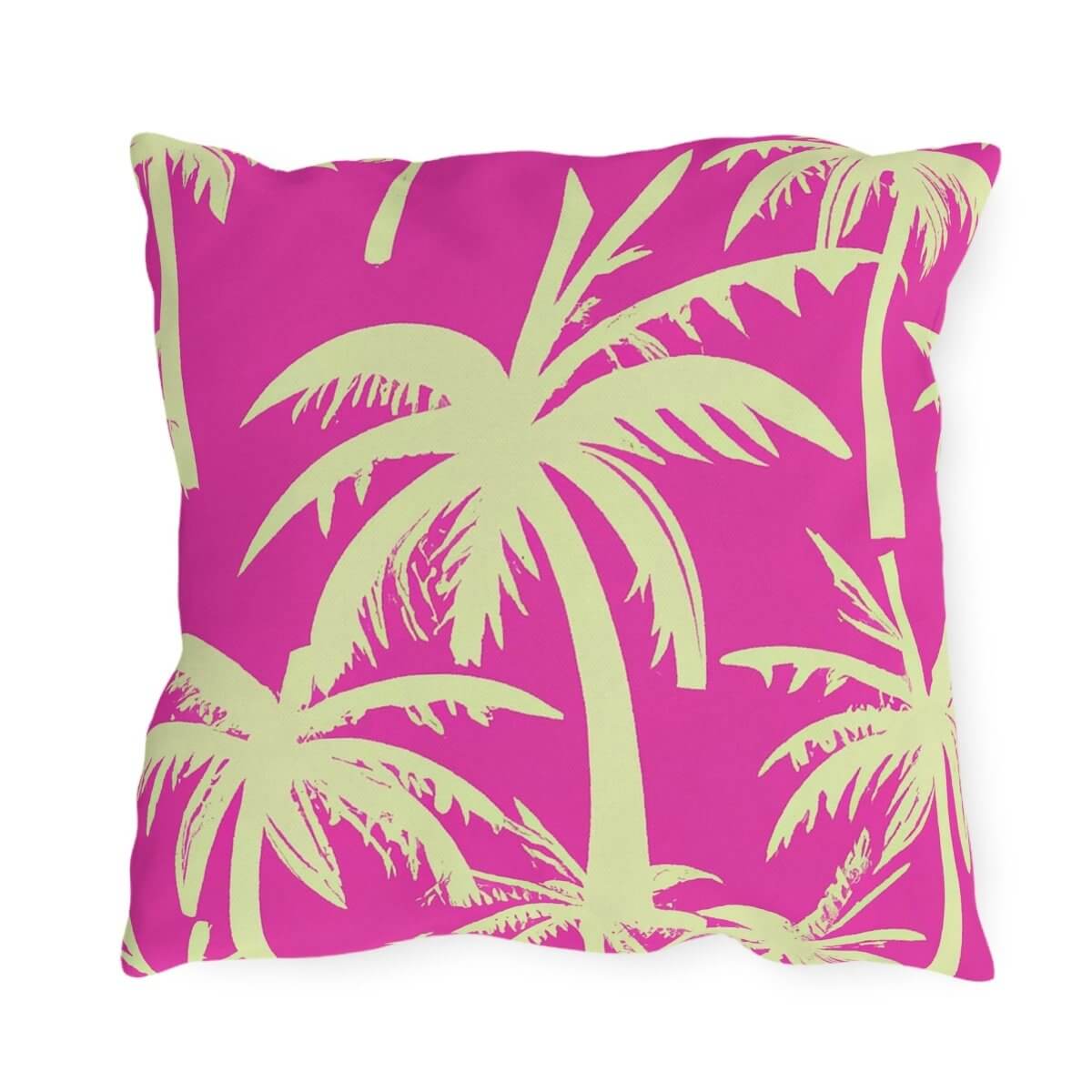Paradise Pulse - Outdoor Throw Pillow - The Tiki Yard - Outdoor Throw Pillows