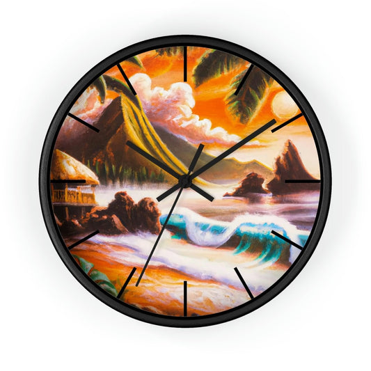 Dream Time - Wall Clock - The Tiki Yard - Wall Clocks