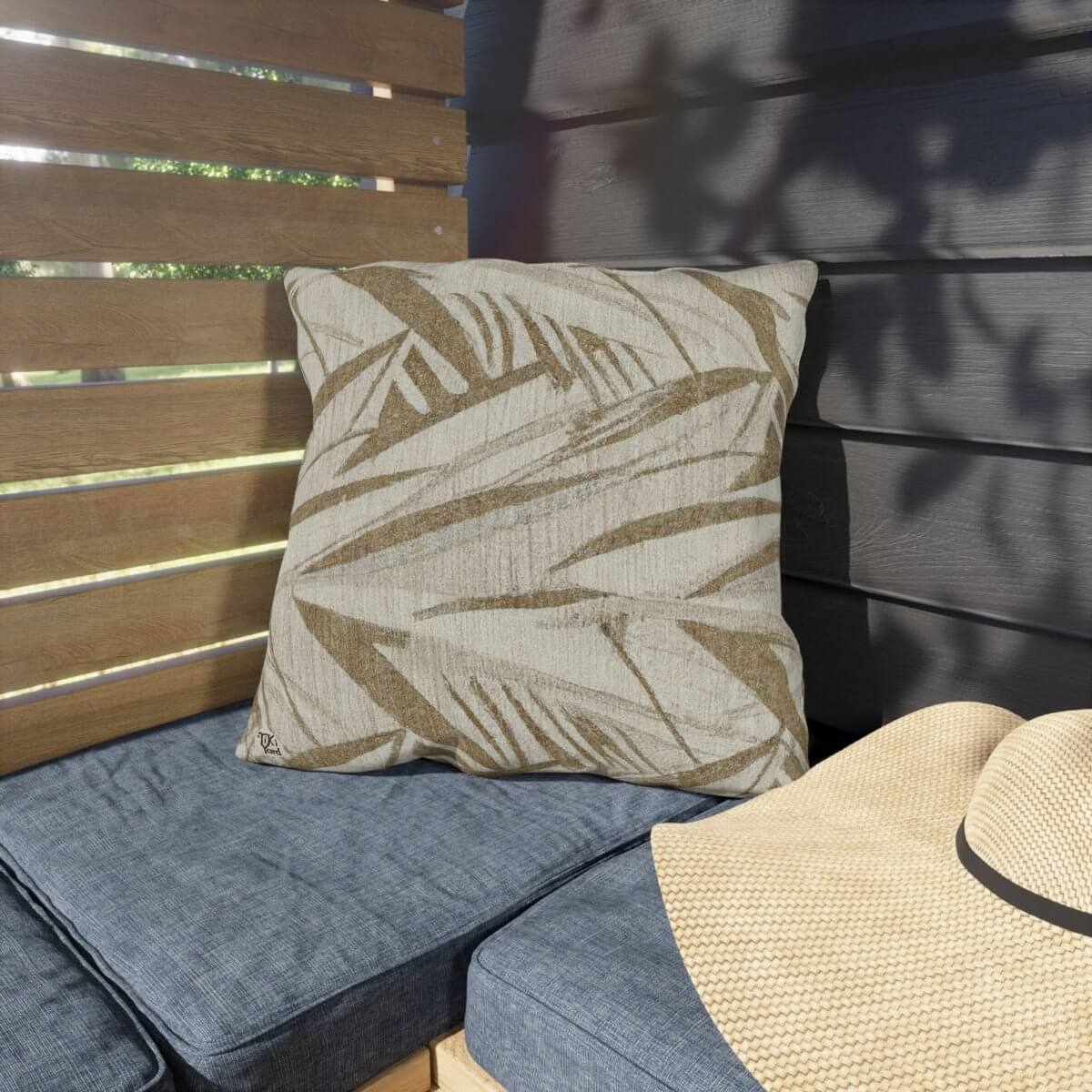 Island Whisper - Outdoor Throw Pillow - The Tiki Yard - Outdoor Throw Pillows