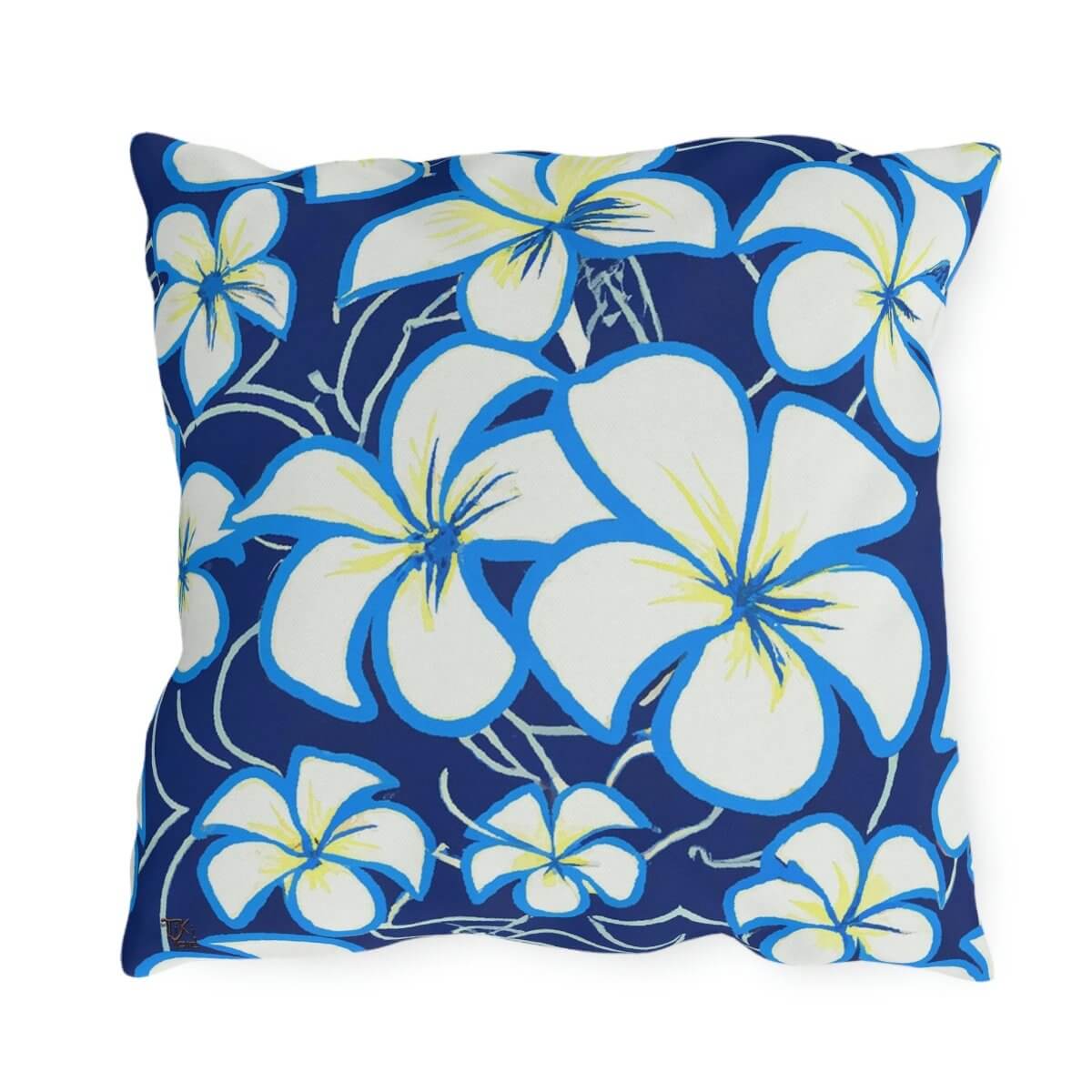 Azure Escape - Outdoor Throw Pillow - The Tiki Yard - Outdoor Throw Pillows