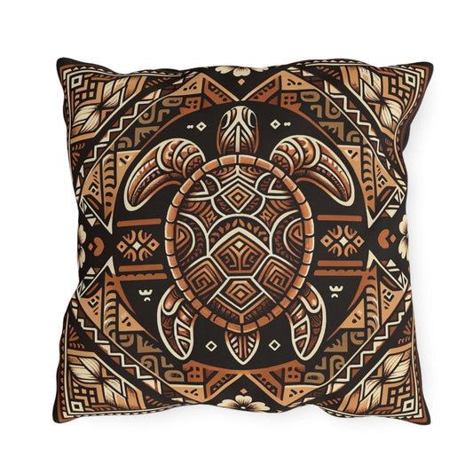Tribal Alchemy - Outdoor Throw Pillow - The Tiki Yard - Outdoor Throw Pillows
