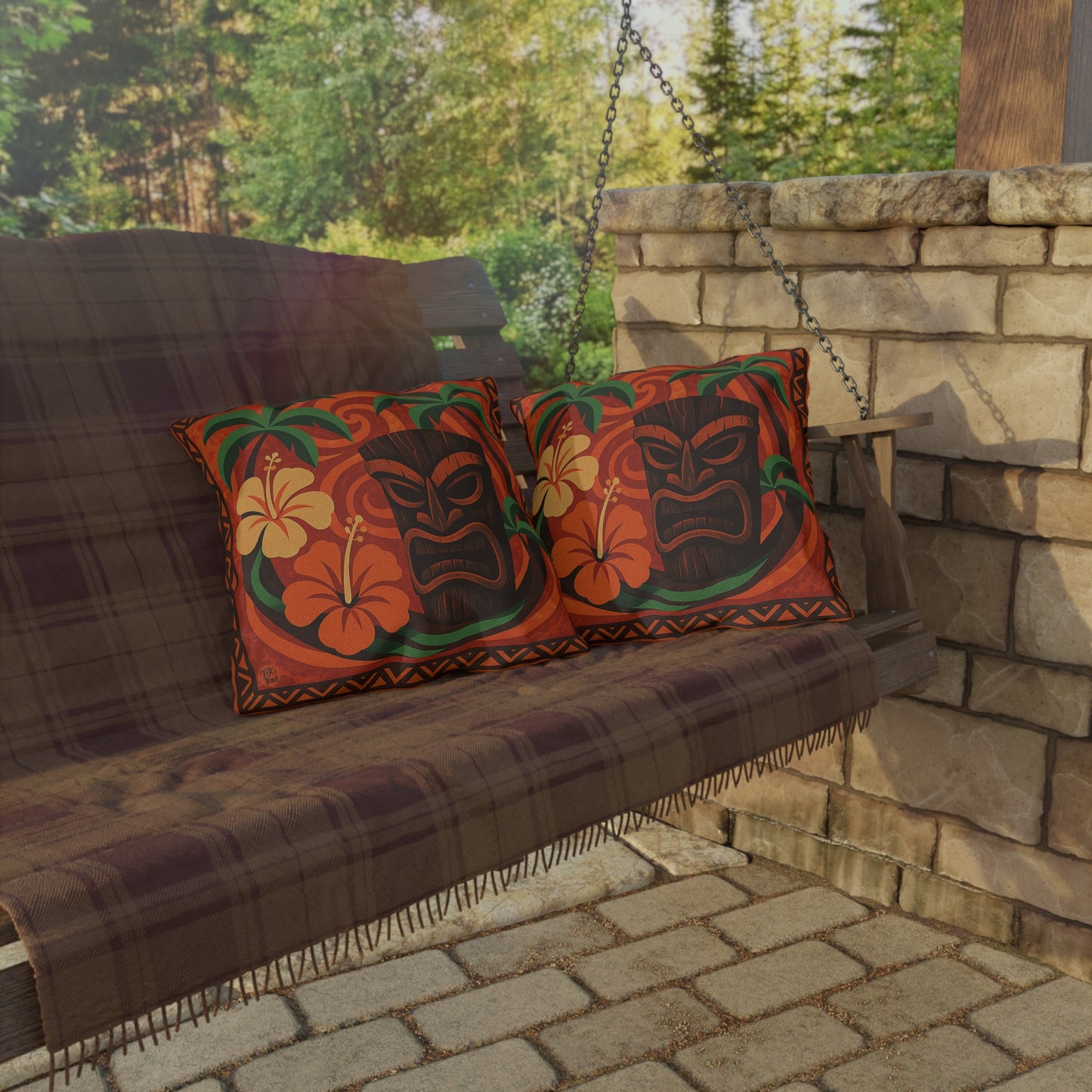 The Polynesian - Outdoor Throw Pillow
