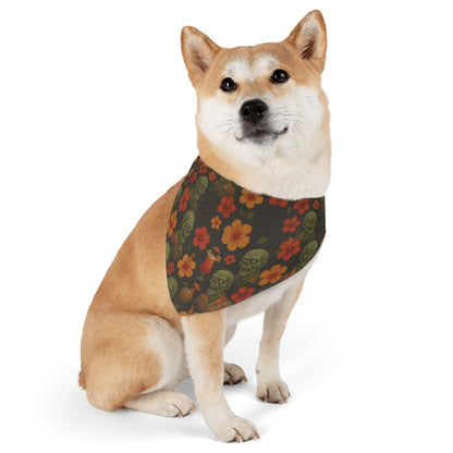 Zombie Aloha - Zombie Hawaiian Pet Bandana Collar
