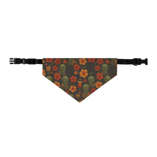 Zombie Aloha - Zombie Hawaiian Pet Bandana Collar