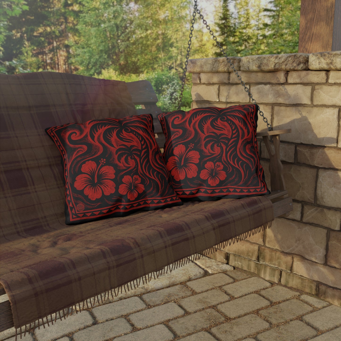 Pele's Inferno - Outdoor Throw Pillow