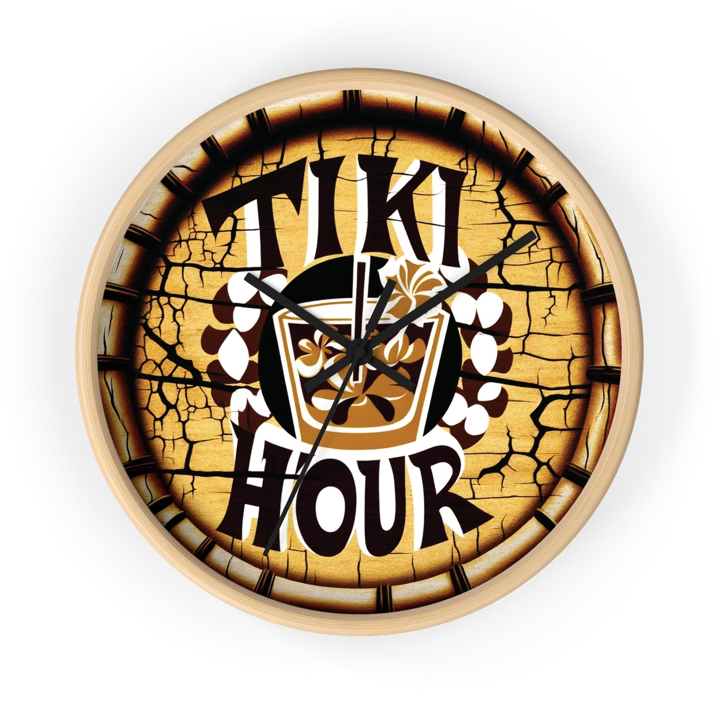 Tiki Hour - Wall Clock