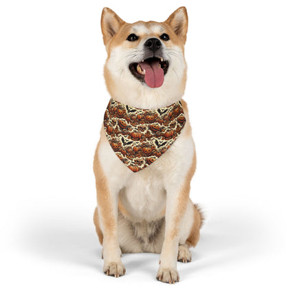 Halloween Luau - Halloween Hawaiian Pet Bandana Collar