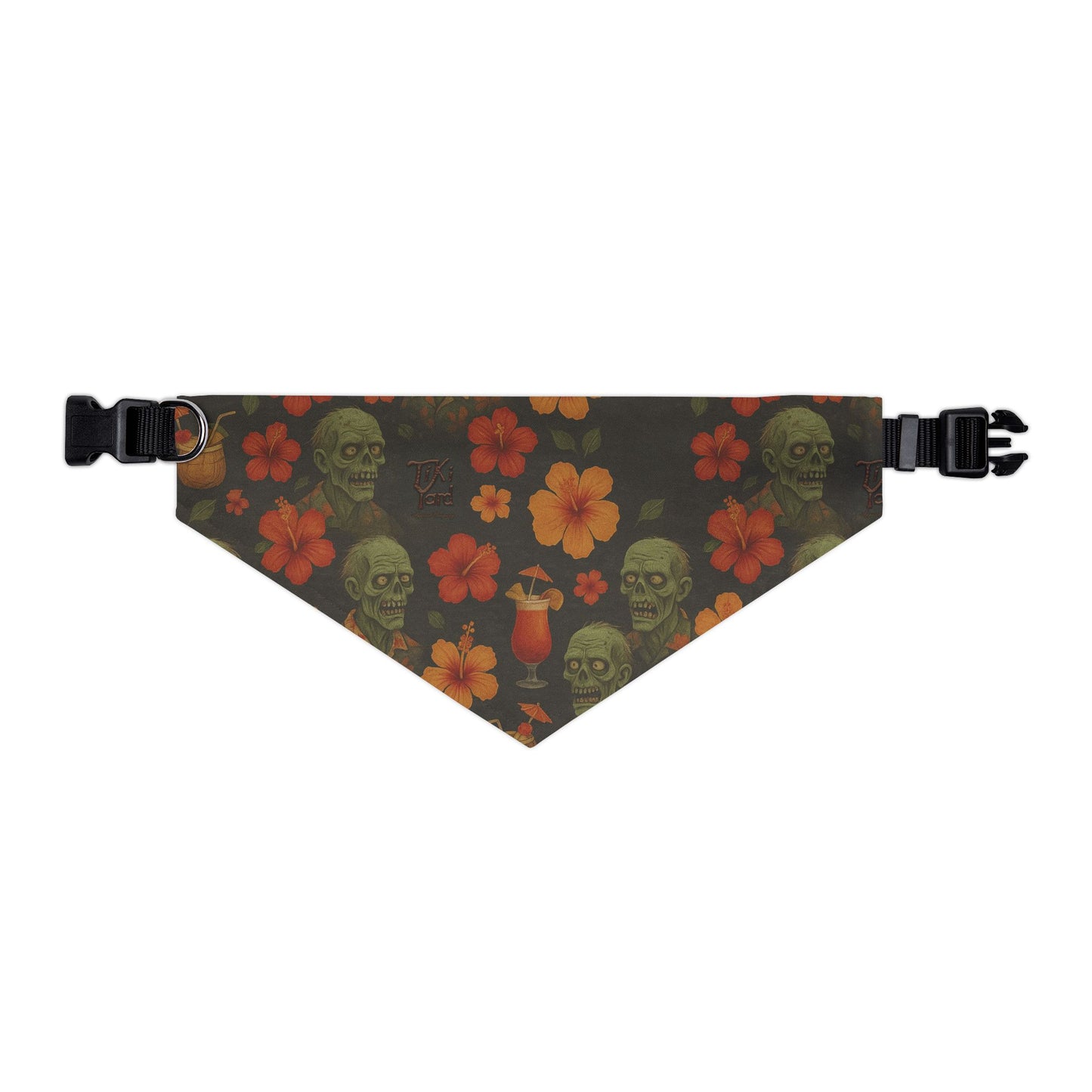 Zombie Aloha - Zombie Hawaiian Pet Bandana Collar