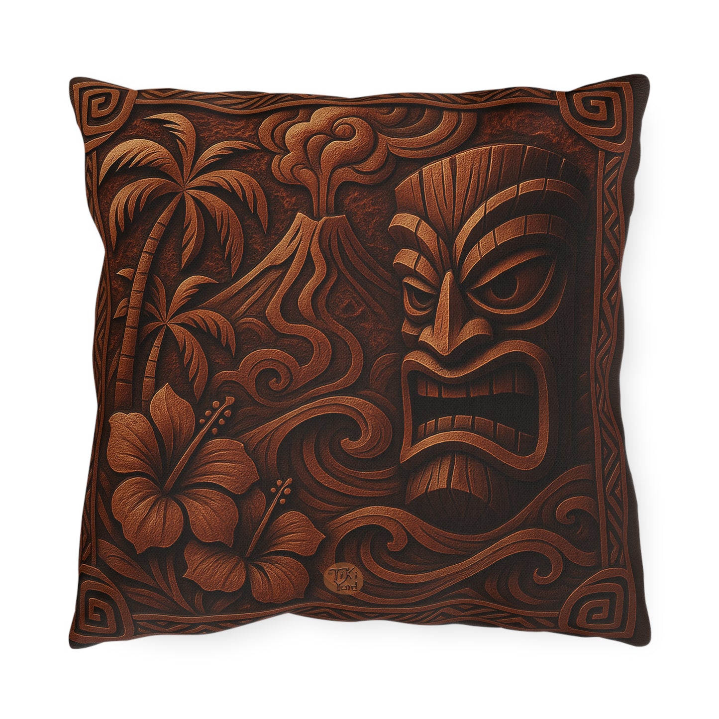 Island Chocolate Factory - Outdoor Throw Pillow