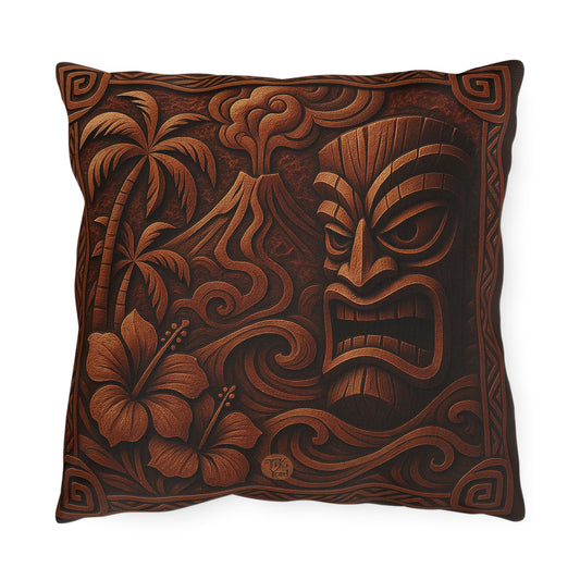Island Chocolate Factory - Outdoor Throw Pillow
