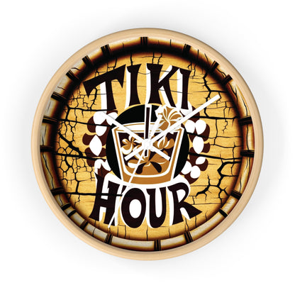 Tiki Hour - Wall Clock