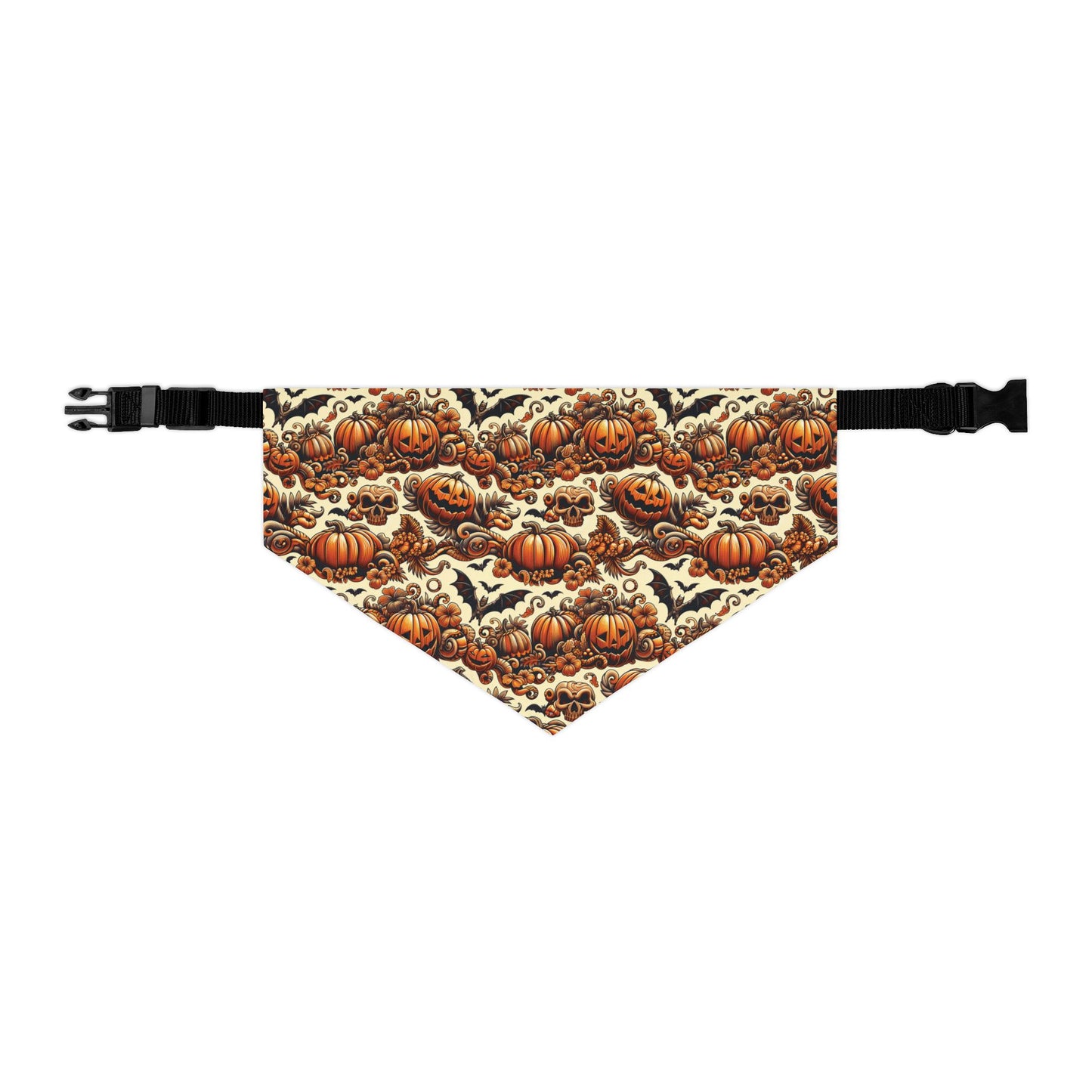 Halloween Luau - Halloween Hawaiian Pet Bandana Collar