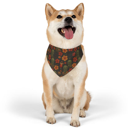 Zombie Aloha - Zombie Hawaiian Pet Bandana Collar